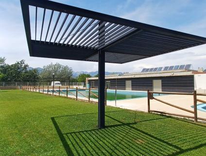 Arranjament pèrgoles piscina. Subvenció Diputació de Tarragona.